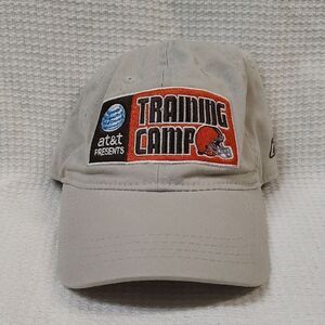 Reebok Cleveland BrownsTraining Camp Beige Sliderback Hat